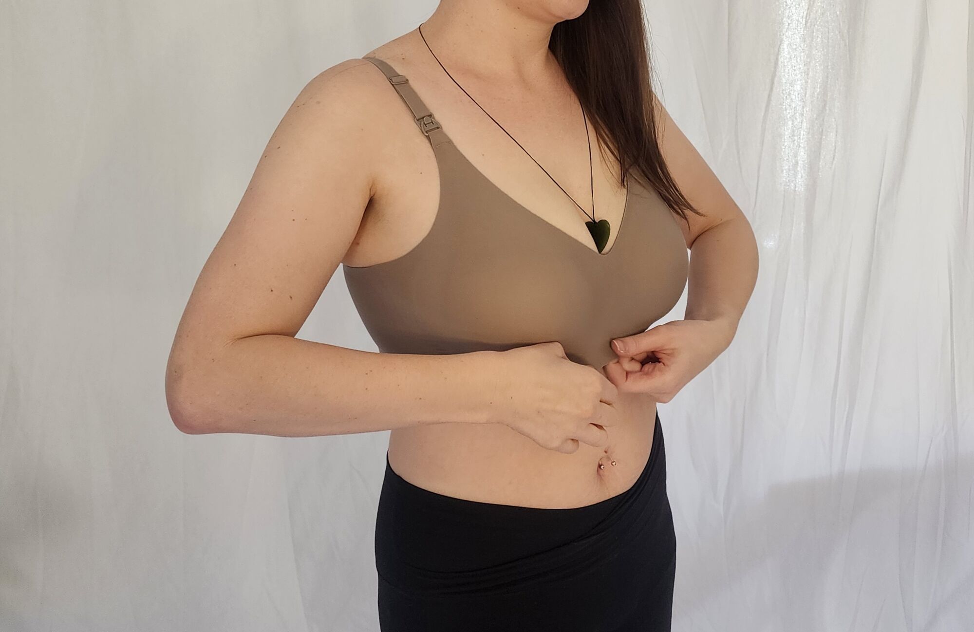 Silk Shaper Bra in Grey 